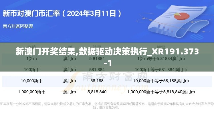 新澳门开奖结果,数据驱动决策执行_XR191.373-1