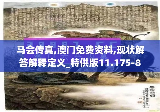 马会传真,澳门免费资料,现状解答解释定义_特供版11.175-8