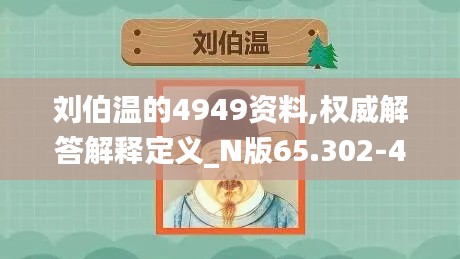 刘伯温的4949资料,权威解答解释定义_N版65.302-4