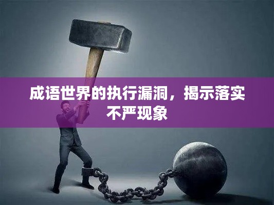 成语世界的执行漏洞，揭示落实不严现象