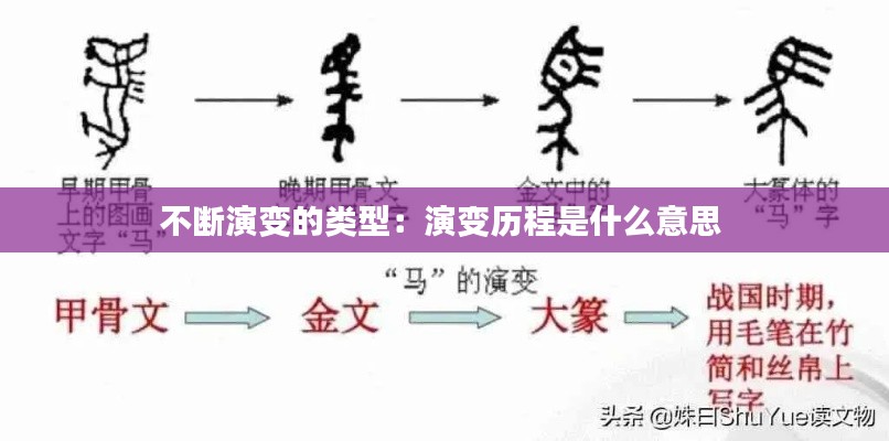 不断演变的类型：演变历程是什么意思 