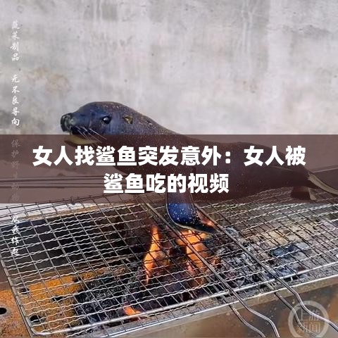 女人找鲨鱼突发意外：女人被鲨鱼吃的视频 