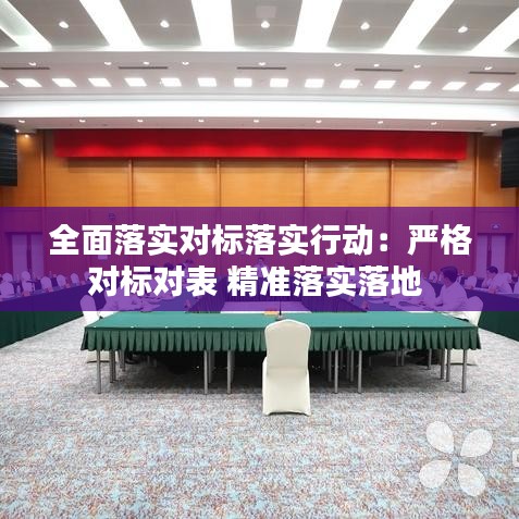 全面落实对标落实行动：严格对标对表 精准落实落地 