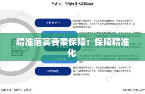 精准落实要素保障：保障精准化 