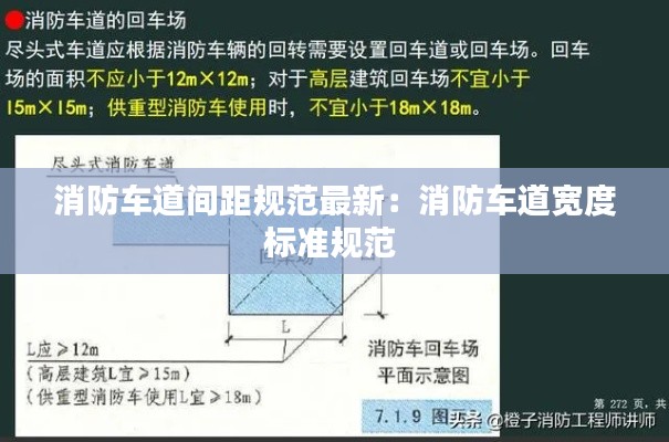 消防车道间距规范最新：消防车道宽度标准规范 