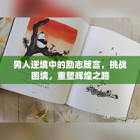 男人逆境中的励志箴言，挑战困境，重塑辉煌之路