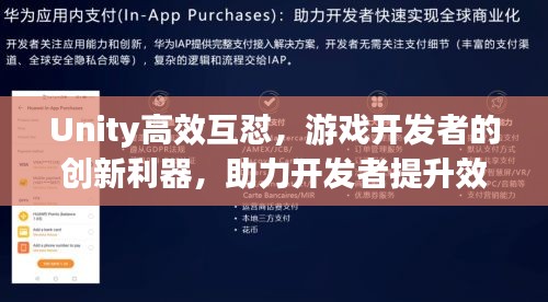 Unity高效互怼，游戏开发者的创新利器，助力开发者提升效率！