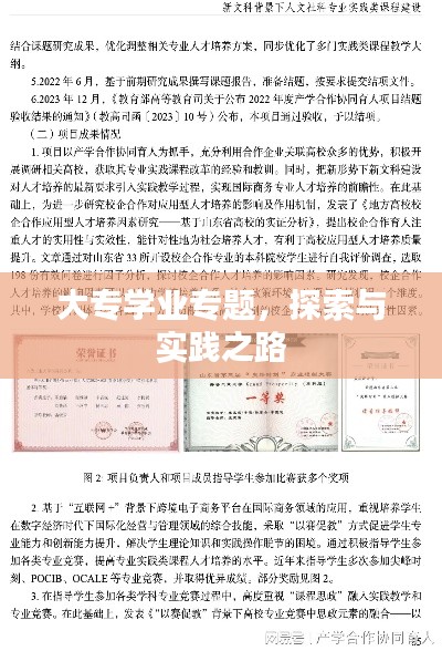 大专学业专题，探索与实践之路