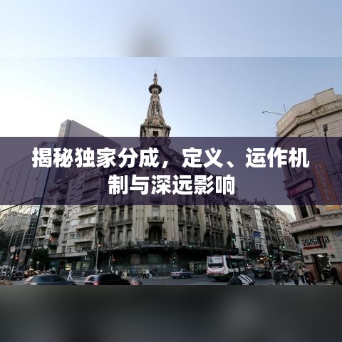 揭秘独家分成，定义、运作机制与深远影响