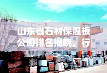 山东省石材保温板公司排名揭晓，行业影响力不容小觑