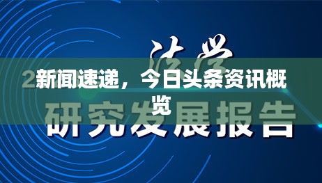 新闻速递，今日头条资讯概览