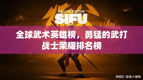 全球武术英雄榜，勇猛的武打战士荣耀排名榜