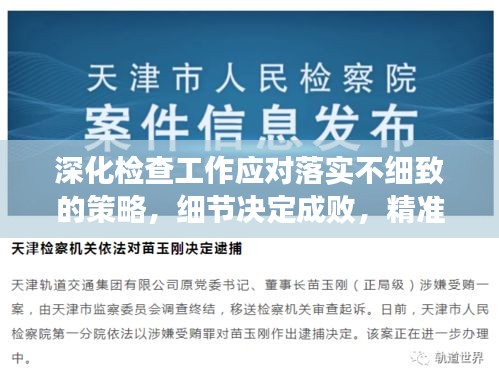 深化检查工作应对落实不细致的策略，细节决定成败，精准执行是关键
