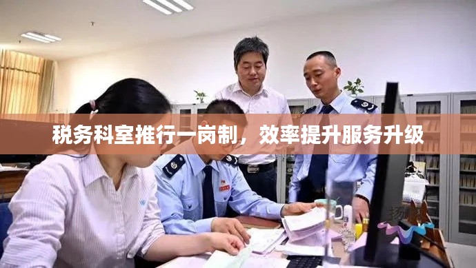 税务科室推行一岗制，效率提升服务升级