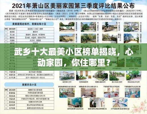 武乡十大最美小区榜单揭晓，心动家园，你住哪里？