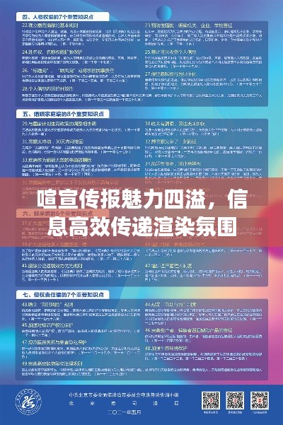 喧宣传报魅力四溢，信息高效传递渲染氛围