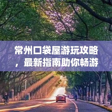 常州口袋屋游玩攻略，最新指南助你畅游无阻！