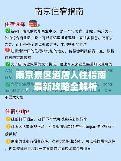 南京景区酒店入住指南，最新攻略全解析