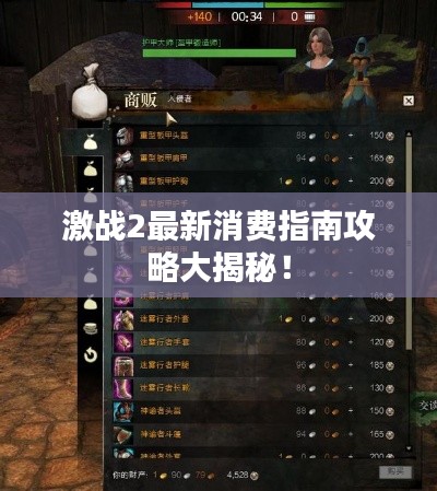 激战2最新消费指南攻略大揭秘！
