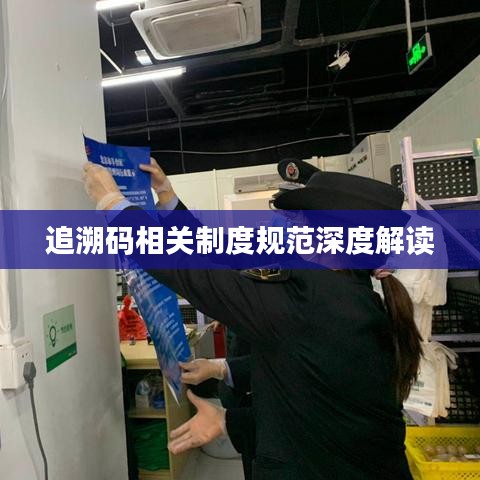 追溯码相关制度规范深度解读