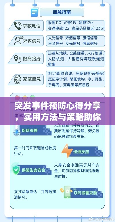 突发事件预防心得分享，实用方法与策略助你应对危机！