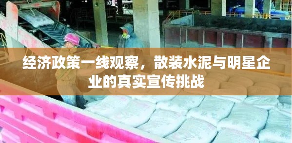 经济政策一线观察，散装水泥与明星企业的真实宣传挑战