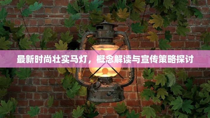 最新时尚壮实马灯，概念解读与宣传策略探讨