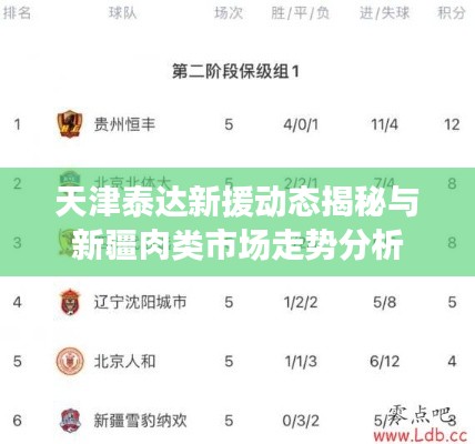 天津泰达新援动态揭秘与新疆肉类市场走势分析