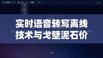 实时语音转写离线技术与戈壁泥石价格深度解析