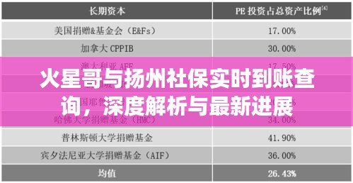 火星哥与扬州社保实时到账查询，深度解析与最新进展