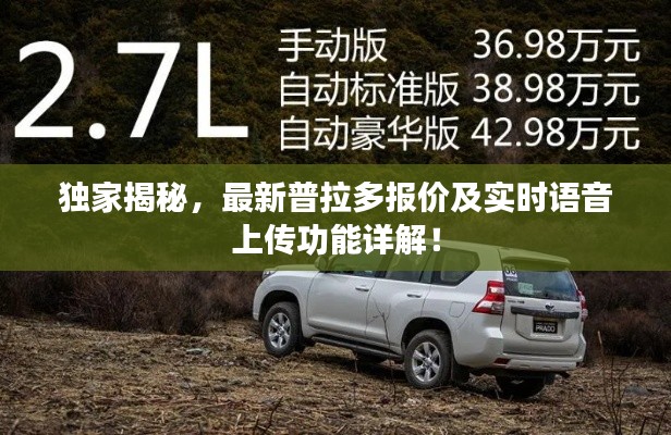 独家揭秘，最新普拉多报价及实时语音上传功能详解！