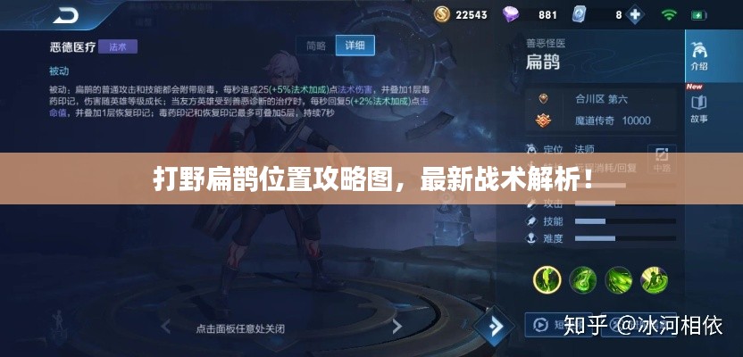 打野扁鹊位置攻略图，最新战术解析！