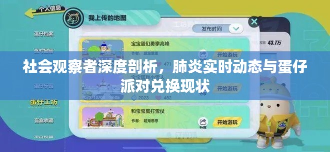 社会观察者深度剖析，肺炎实时动态与蛋仔派对兑换现状