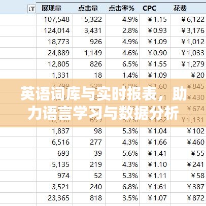 英语词库与实时报表，助力语言学习与数据分析的两大工具