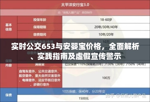 实时公交653与安婴宝价格，全面解析、实践指南及虚假宣传警示