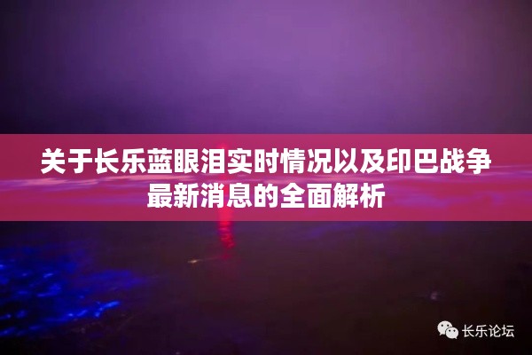 关于长乐蓝眼泪实时情况以及印巴战争最新消息的全面解析