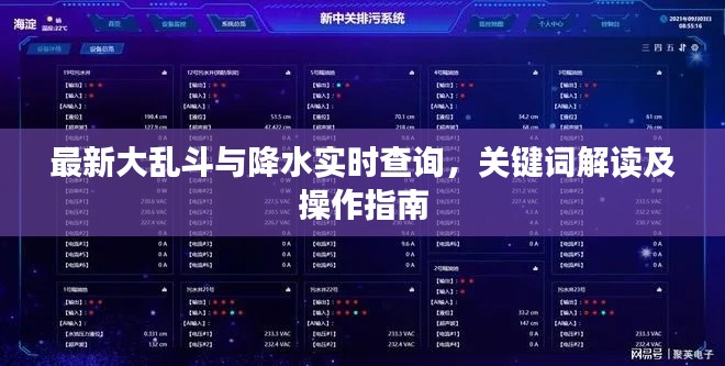最新大乱斗与降水实时查询,关键词解读及操作指南