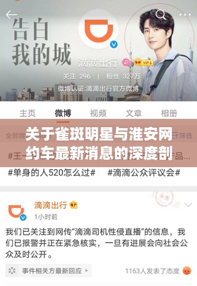 关于雀斑明星与淮安网约车最新消息的深度剖析