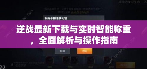 逆战最新下载与实时智能称重,全面解析与操作指南
