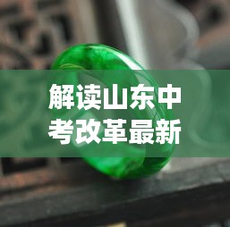 解读山东中考改革最新方案,翡翠明星闪耀,引领未来教育改革之路