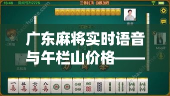 广东麻将实时语音与午栏山价格——解析真实含义、价值与宣传真伪