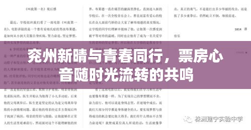 兖州新晴与青春同行,票房心音随时光流转的共鸣
