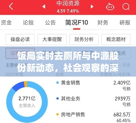 饭局实时去厕所与中源股份新动态,社会观察的深度解读