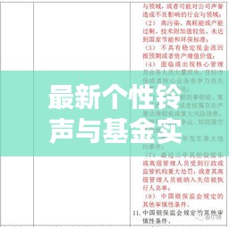 最新个性铃声与基金实时动态,利弊分析与平衡观点探讨