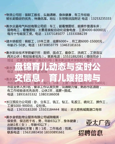 盘锦育儿动态与实时公交信息,育儿嫂招聘与出行指南