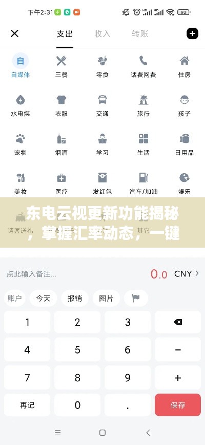 东电云视更新功能揭秘,掌握汇率动态,一键查询便捷生活!