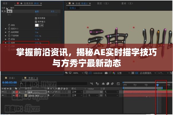 掌握前沿资讯,揭秘AE实时描字技巧与方秀宁最新动态