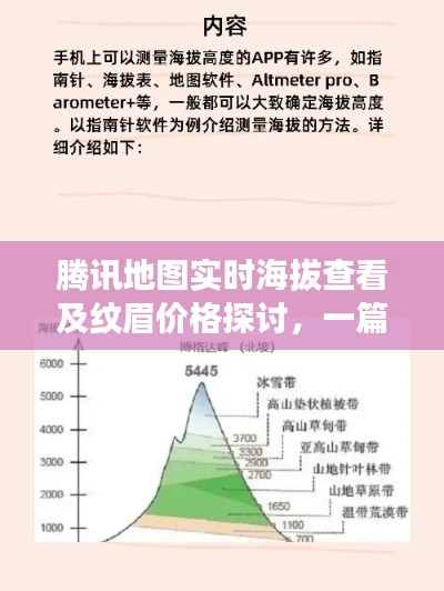 腾讯地图实时海拔查看及纹眉价格探讨,一篇文章全解析